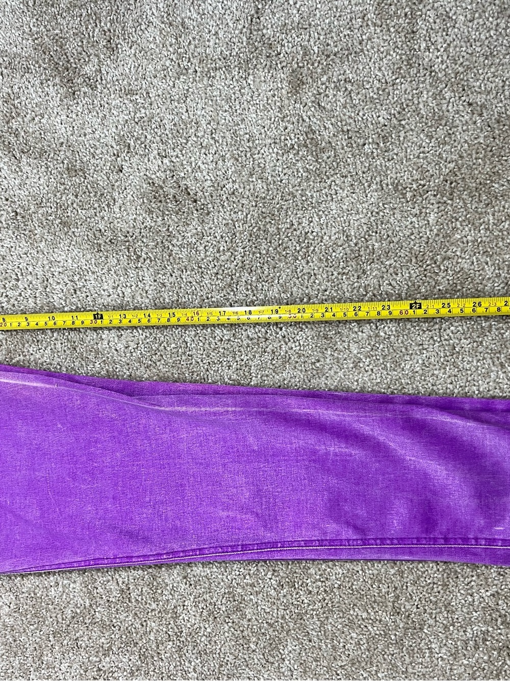 Tripp NYC Purple Coated  Skinny Jeans with Zip Pocket Accent Size 15 - Picture 15 of 16